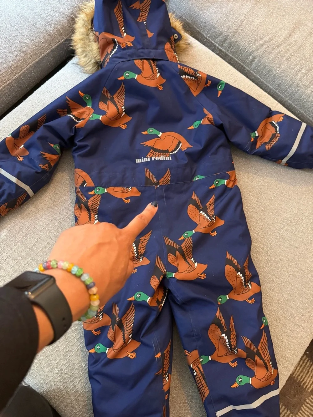 Mini Rodini Duck Snowsuit